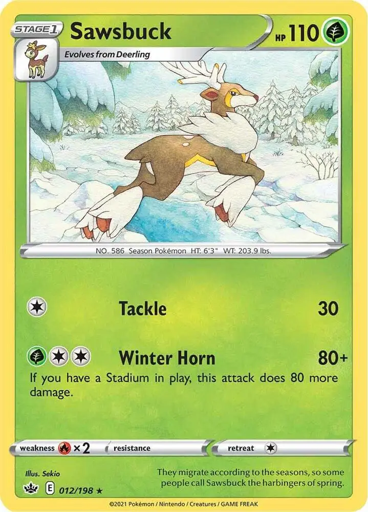 Sawsbuck, Chilling Reign 12/198