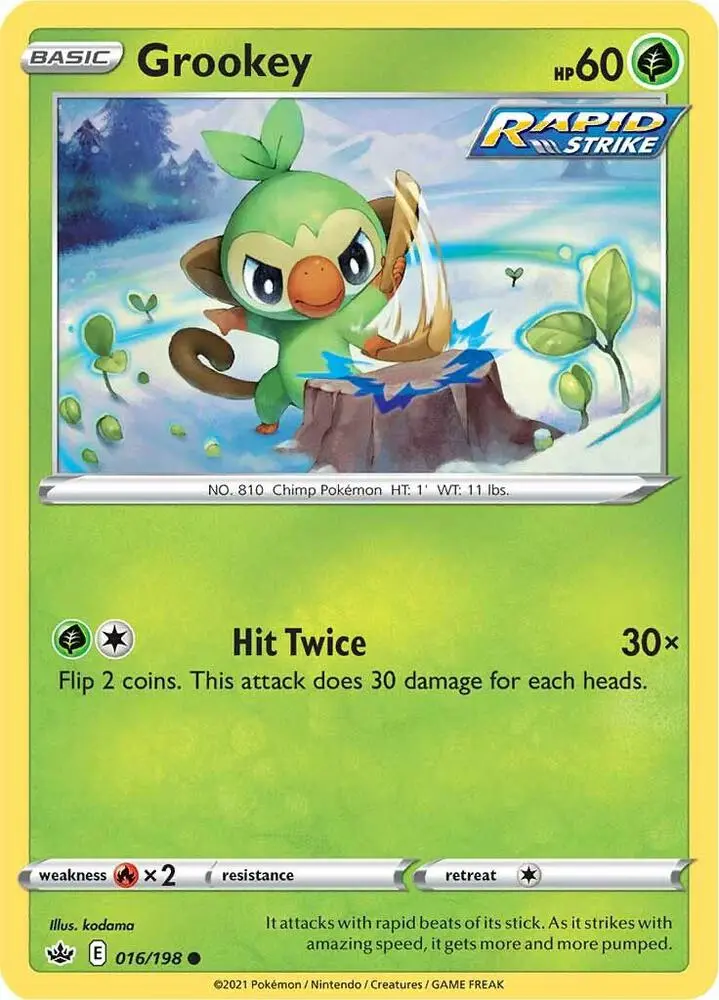 Grookey, Chilling Reign 16/198