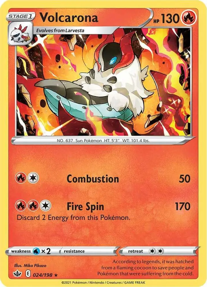 Volcarona, Chilling Reign 24/198