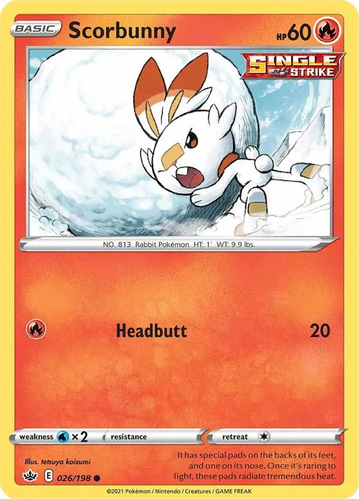 Scorbunny, Chilling Reign 26/198