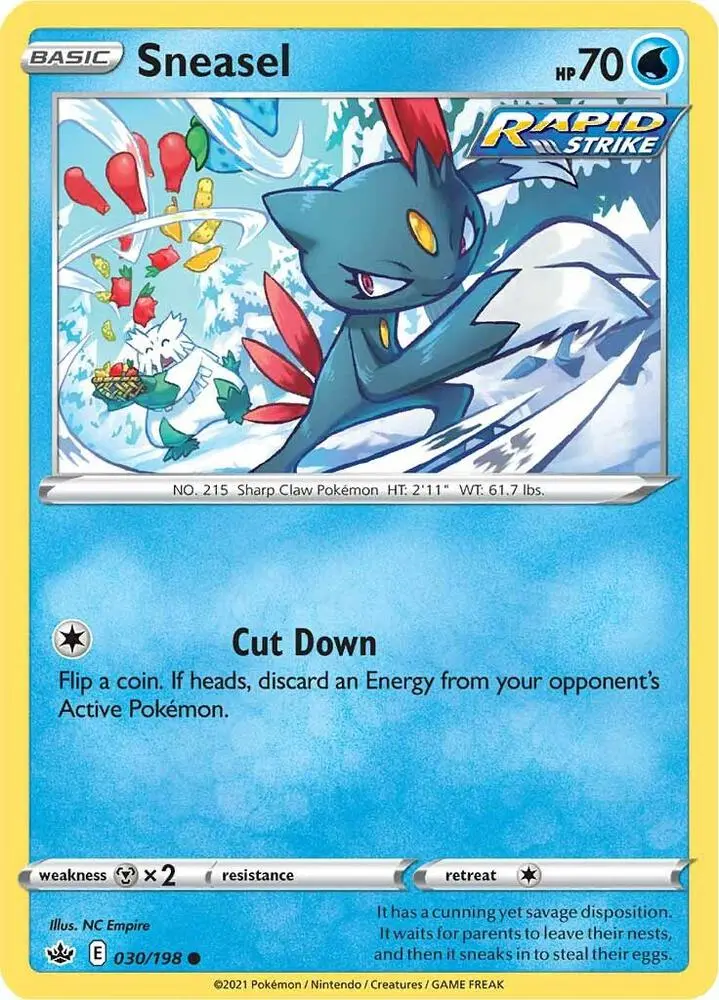Sneasel, Chilling Reign 30/198