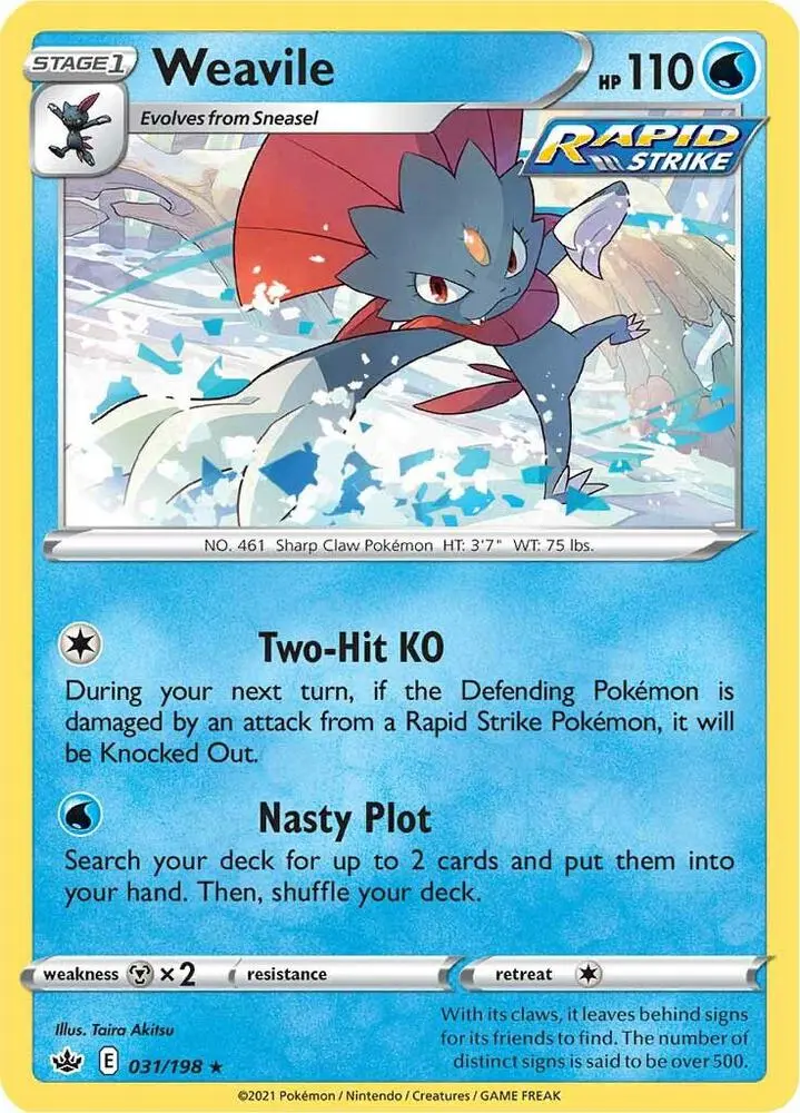 Weavile, Chilling Reign 31/198