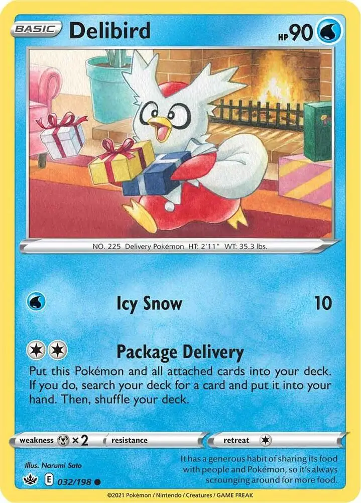 Delibird, Chilling Reign 32/198