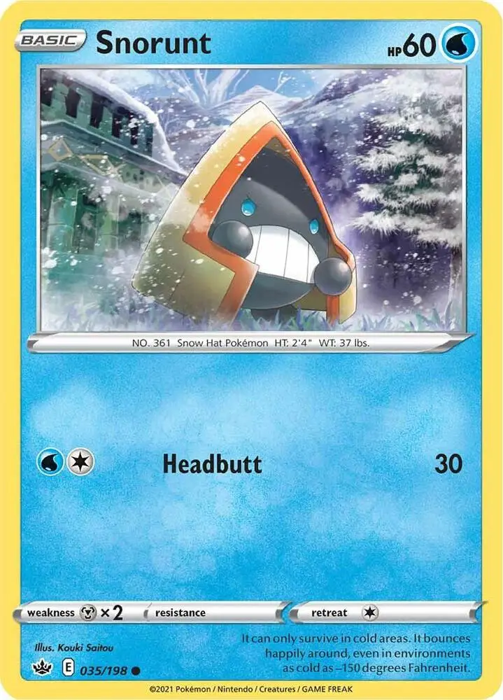Snorunt, Chilling Reign 35/198