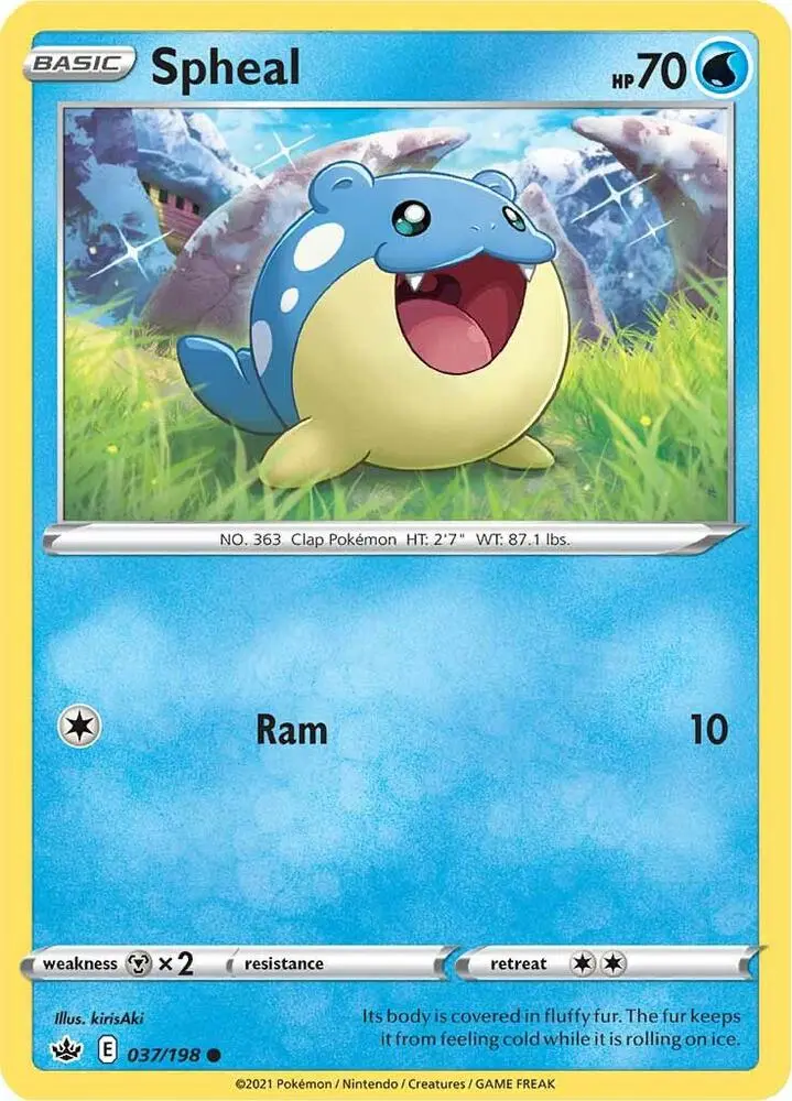 Spheal, Chilling Reign 37/198