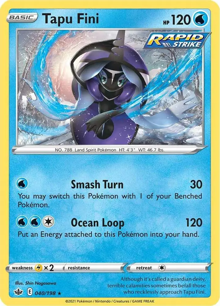 Tapu Fini, Chilling Reign 40/198