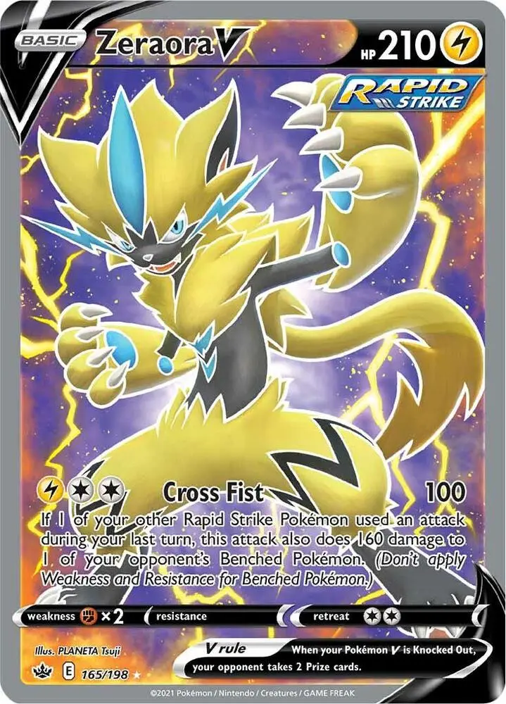 Zeraora V, Chilling Reign 165/198