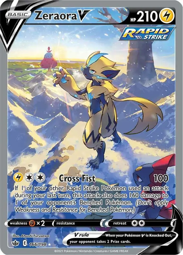 Zeraora V, Chilling Reign 166/198