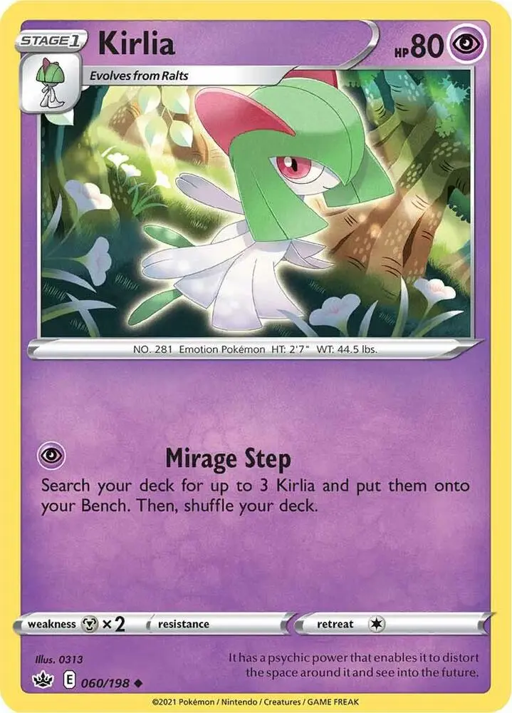 Kirlia, Chilling Reign 60/198