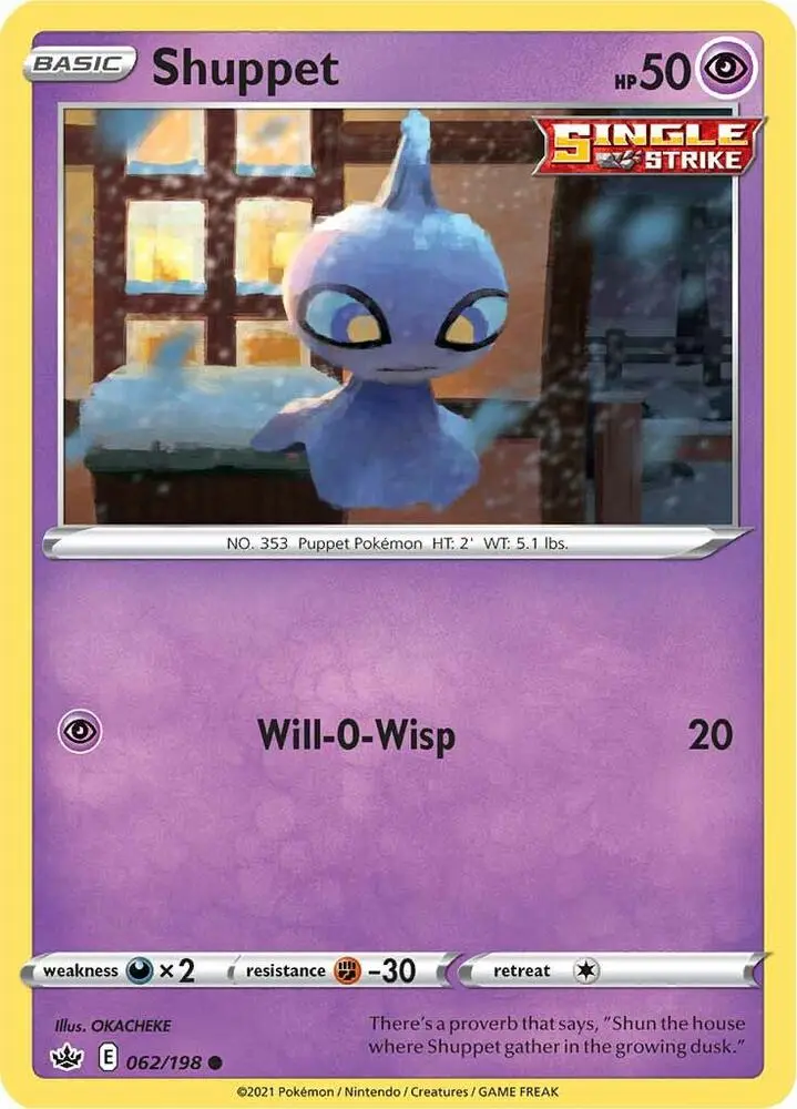 Shuppet, Chilling Reign 62/198