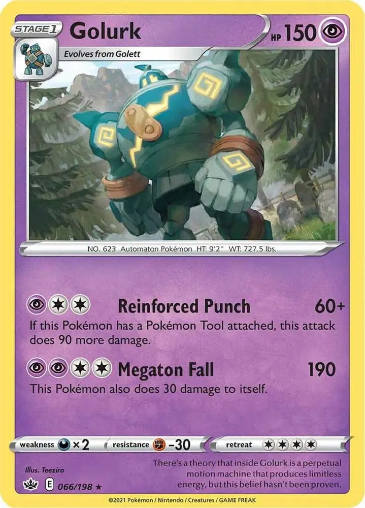 Golurk, Chilling Reign 66/198