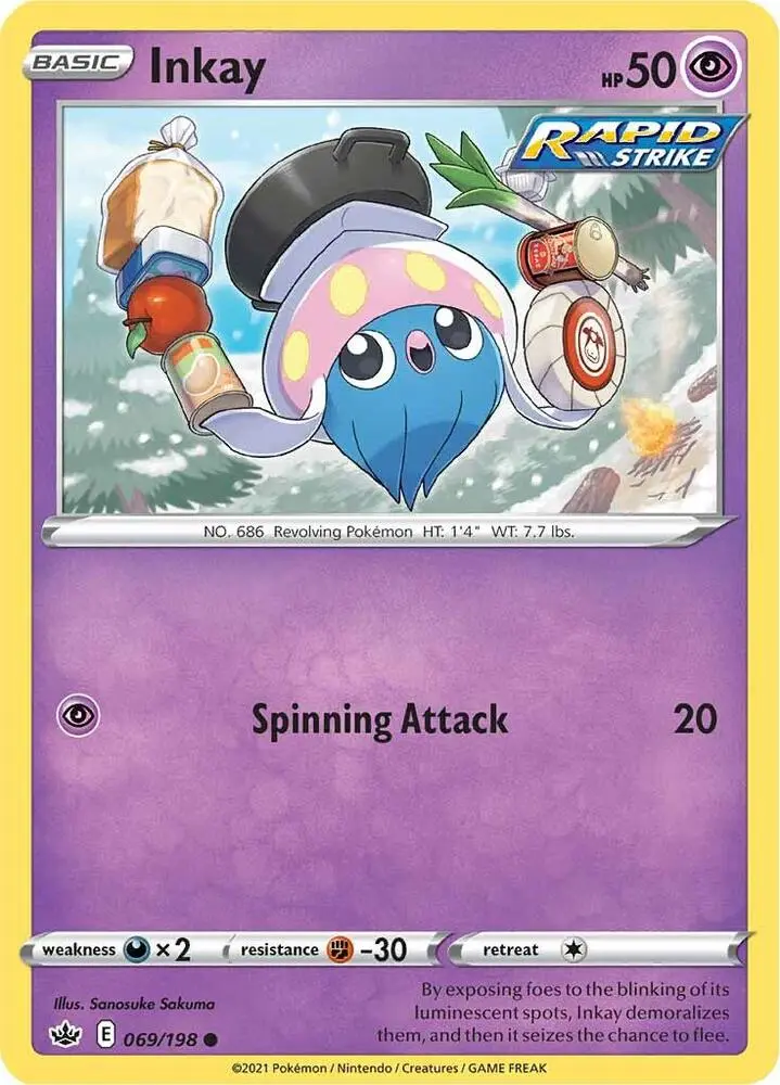 Inkay, Chilling Reign 69/198