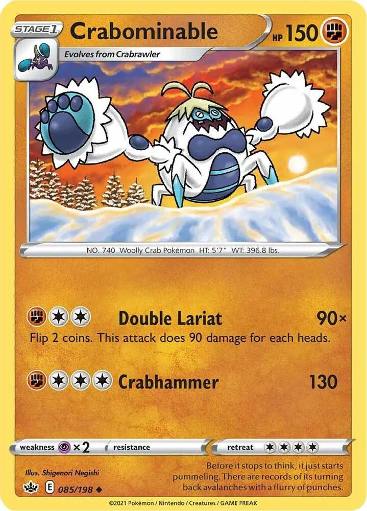 Crabominable, Chilling Reign 85/198
