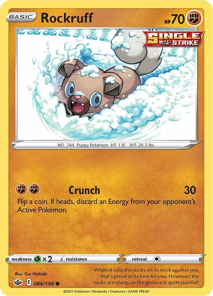 Rockruff, Chilling Reign 86/198