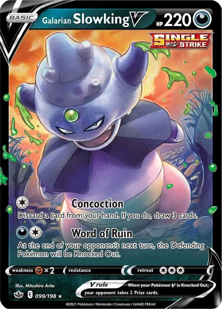 Galarian Slowking V, Chilling Reign 99/198