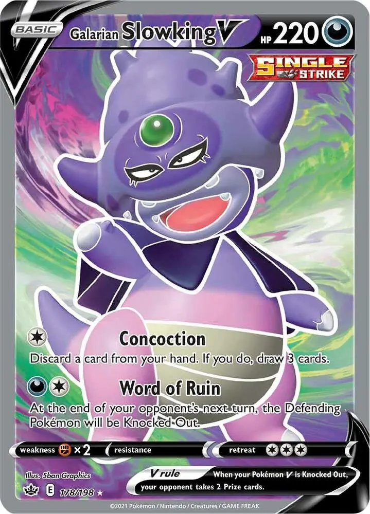 Galarian Slowking V, Chilling Reign 178/198