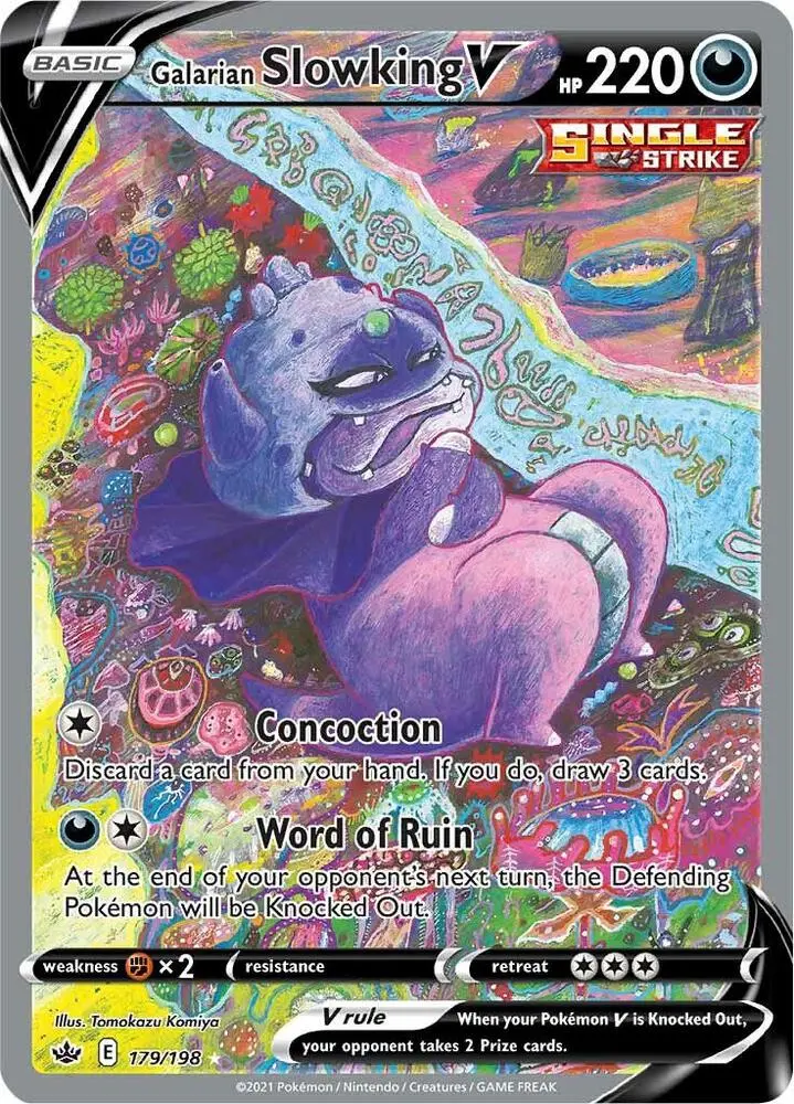 Galarian Slowking V, Chilling Reign 179/198