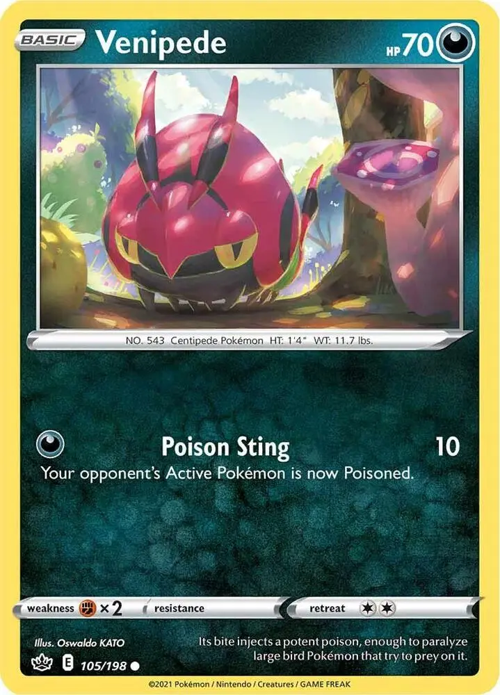 Venipede, Chilling Reign 105/198