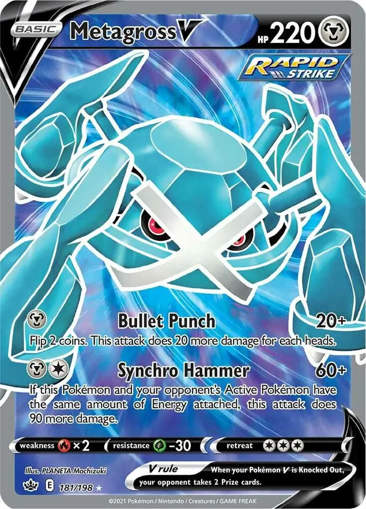 Metagross V, Chilling Reign 181/198