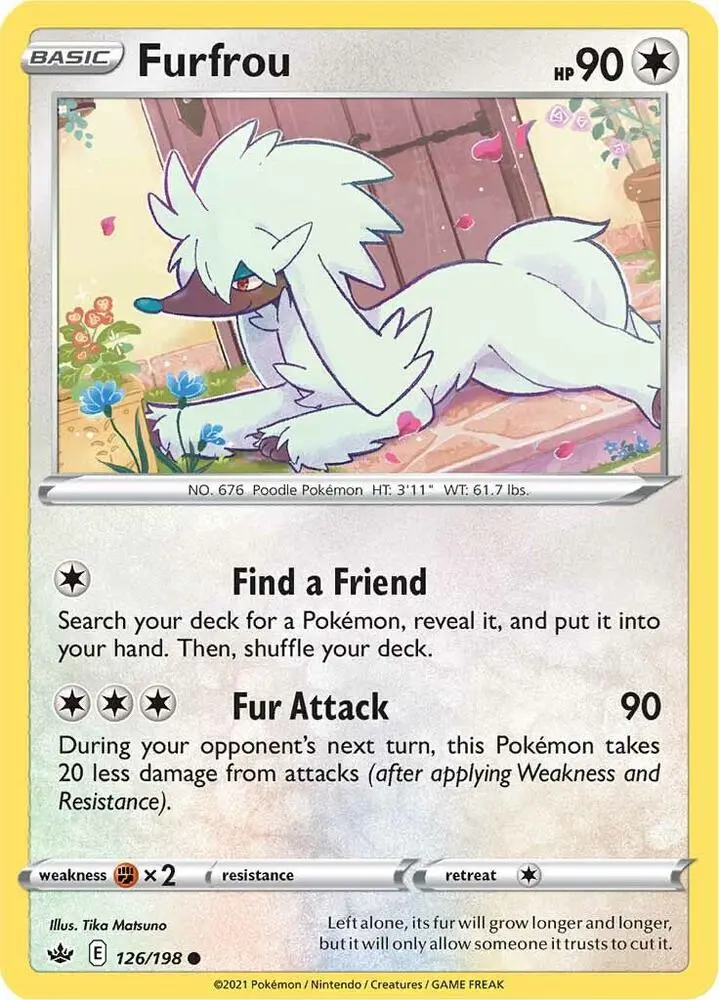Furfrou, Chilling Reign 126/198
