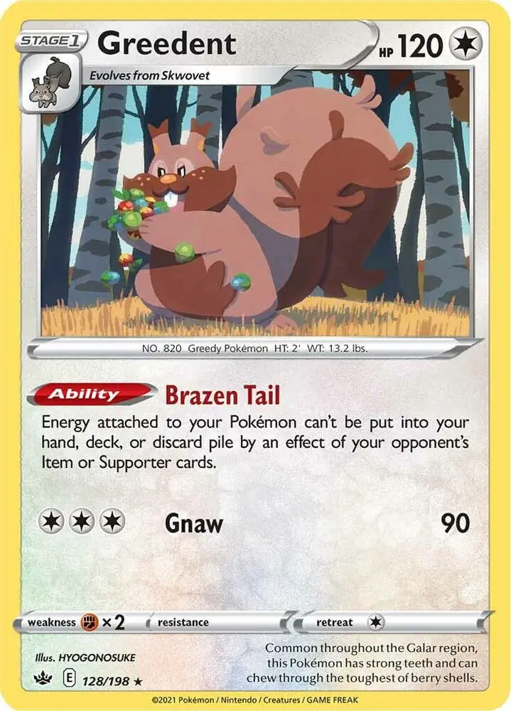 Greedent, Chilling Reign 128/198