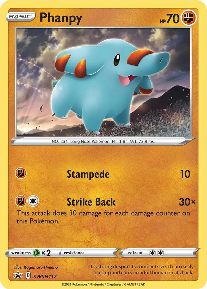 Phanpy, SWSH Black Star Promos SWSH117/307