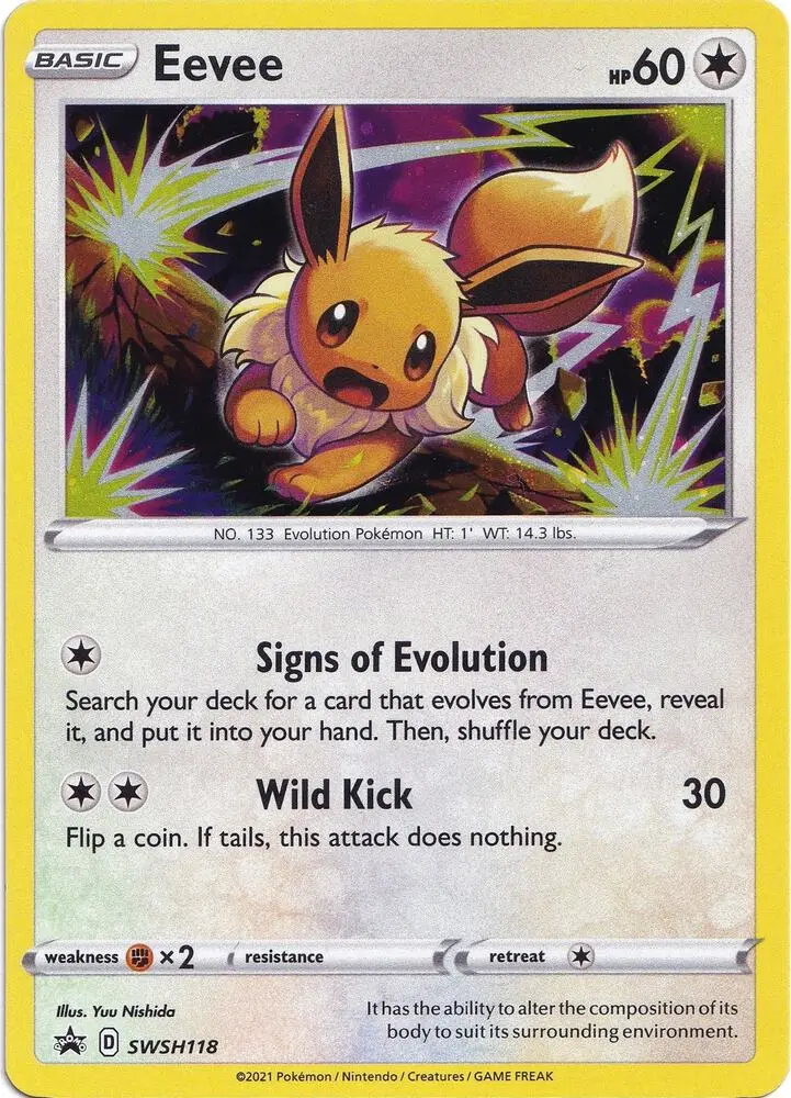 Eevee, SWSH Black Star Promos SWSH118/307