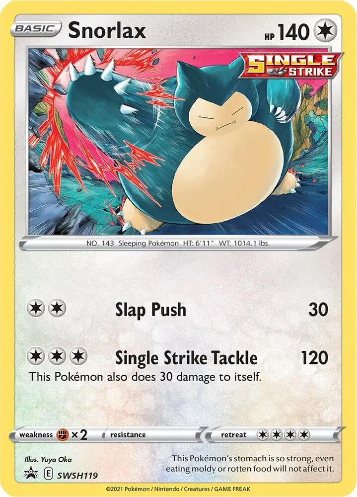 Snorlax, SWSH Black Star Promos SWSH119/307