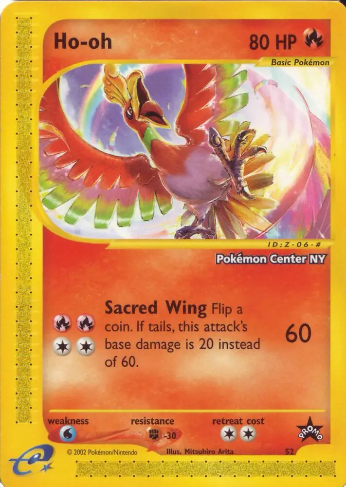 Ho-oh [Pokemon Center NY], Wizards Black Star Promos 52/53
