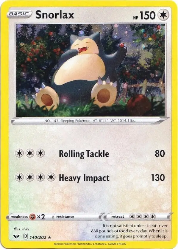 Snorlax, Blister Exclusives 140/202