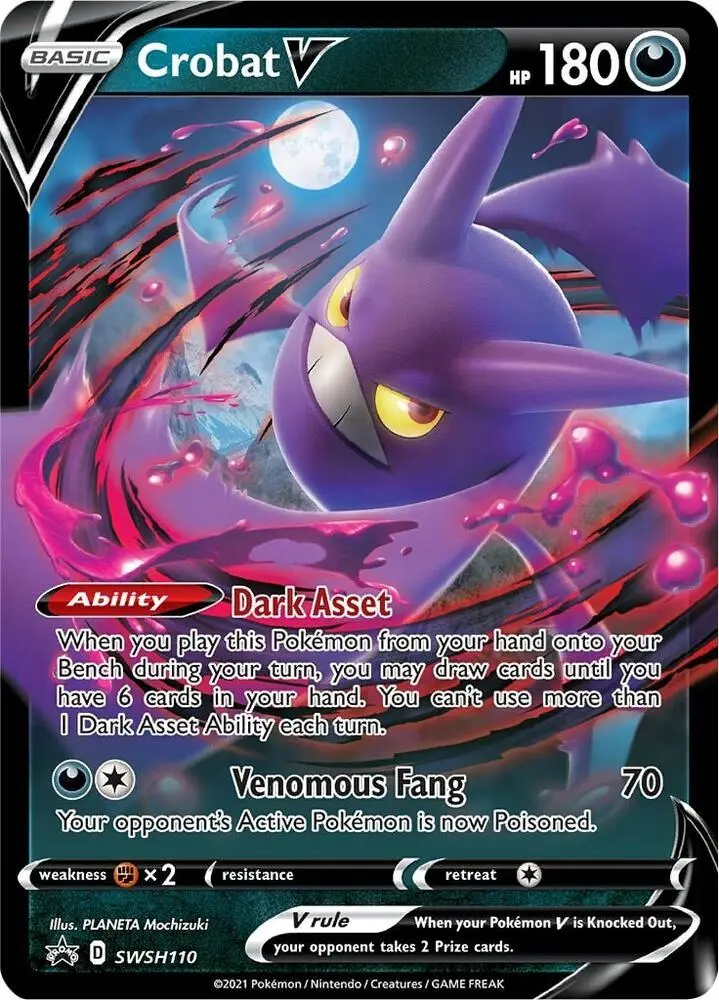 Crobat V, SWSH Black Star Promos SWSH110/307