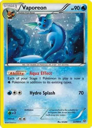 Vaporeon, Miscellaneous Cards & Products 022/098