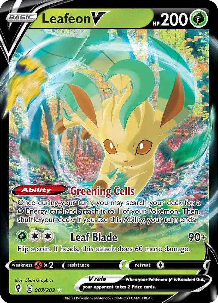 Leafeon V, Evolving Skies 7/203