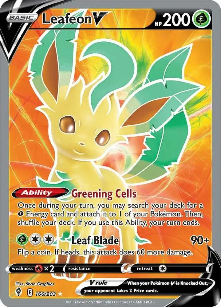 Leafeon V, Evolving Skies 166/203