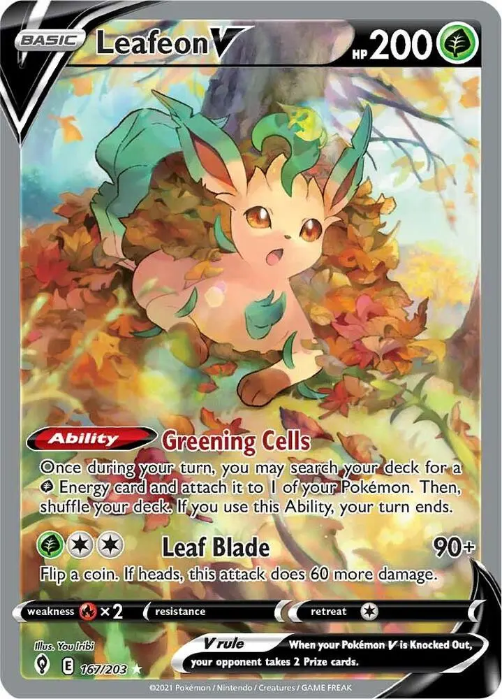 Leafeon V, Evolving Skies 167/203