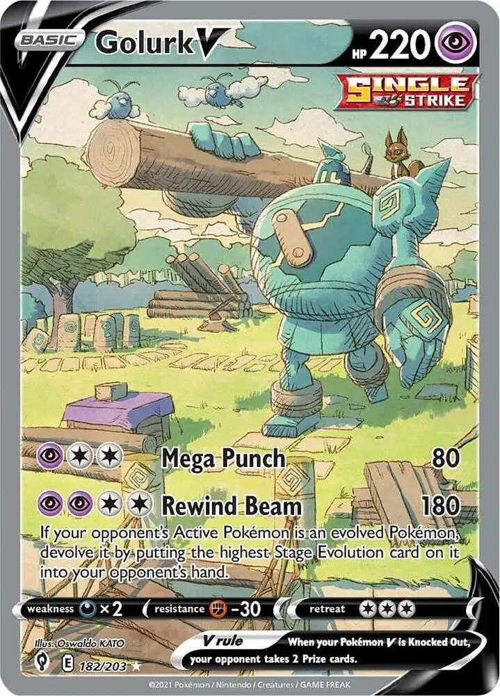 Golurk V, Evolving Skies 182/203