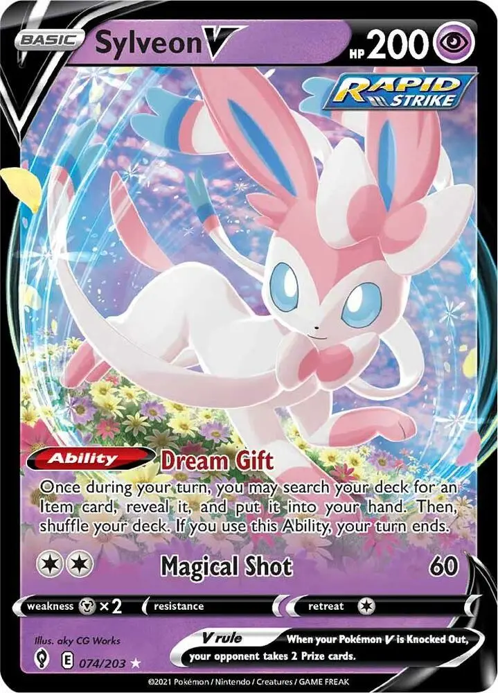 Sylveon V, Evolving Skies 74/203