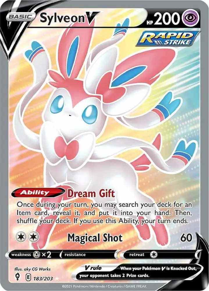 Sylveon V, Evolving Skies 183/203