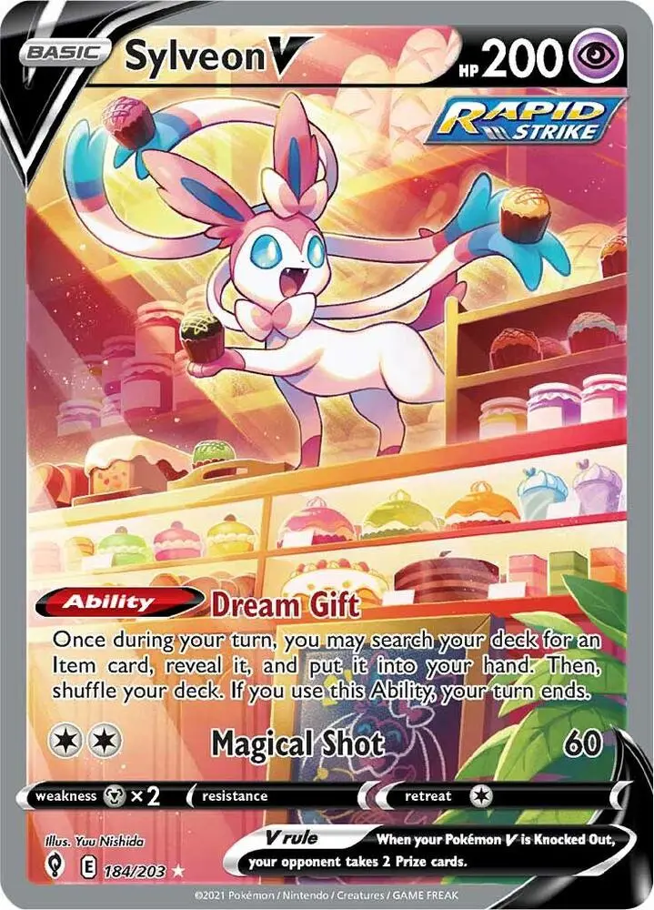 Sylveon V, Evolving Skies 184/203