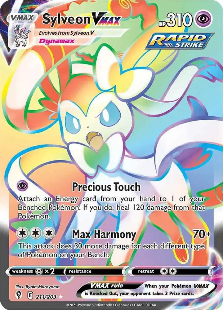 Sylveon VMAX, Evolving Skies 211/203