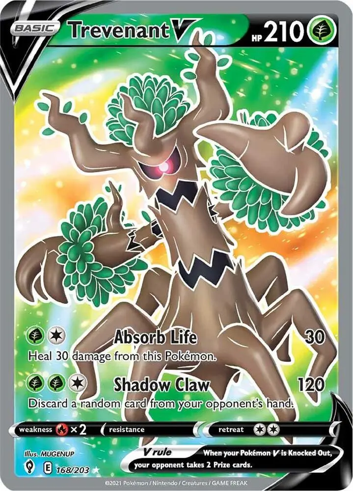 Trevenant V, Evolving Skies 168/203