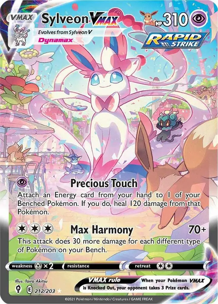 Sylveon VMAX, Evolving Skies 212/203