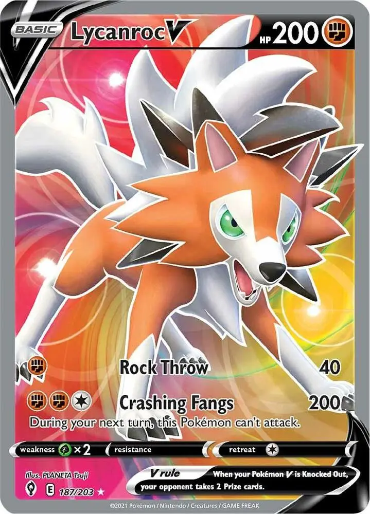 Lycanroc V, Evolving Skies 187/203