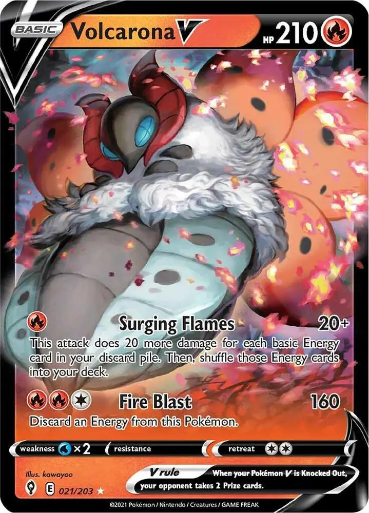 Volcarona V, Evolving Skies 21/203