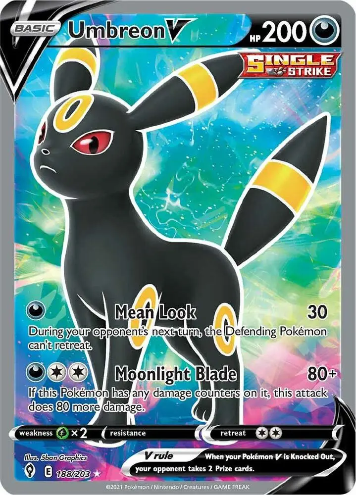 Umbreon V, Evolving Skies 188/203