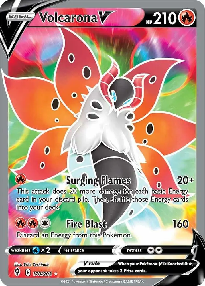 Volcarona V, Evolving Skies 170/203