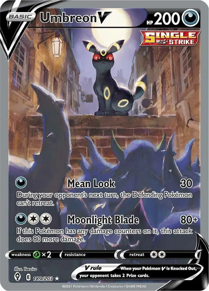 Umbreon V, Evolving Skies 189/203