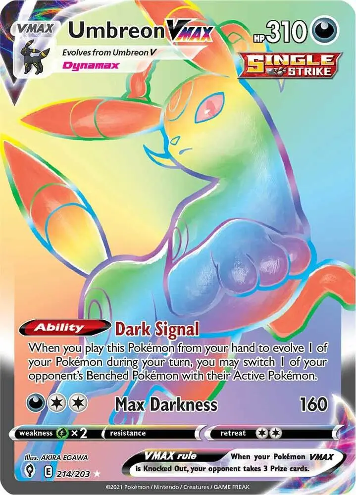 Umbreon VMAX, Evolving Skies 214/203