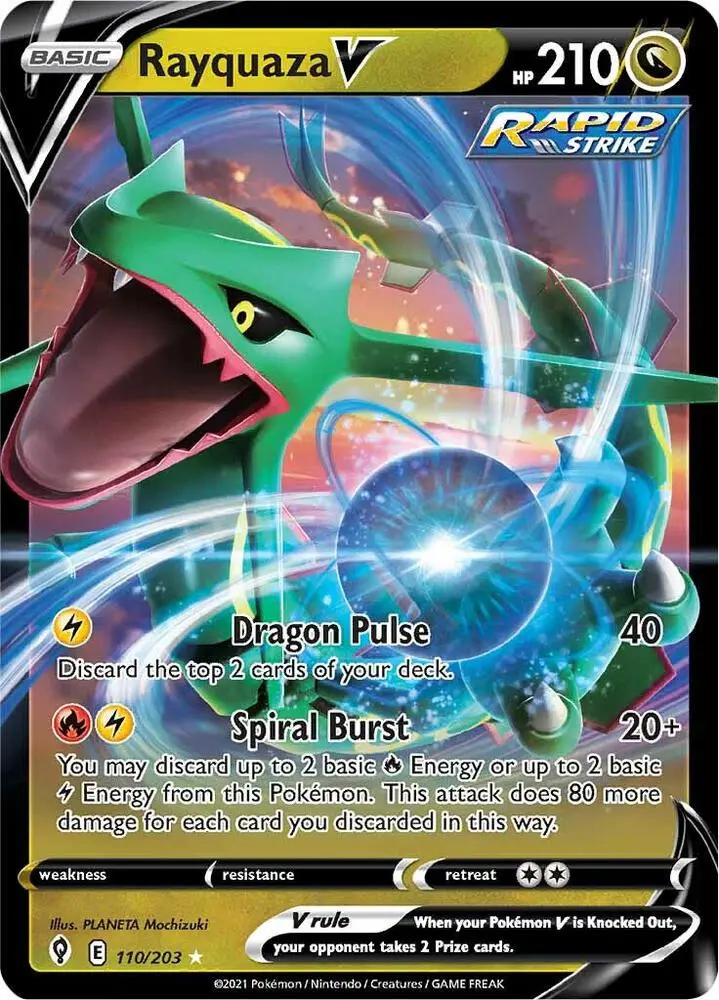 Rayquaza V, Evolving Skies 110/203