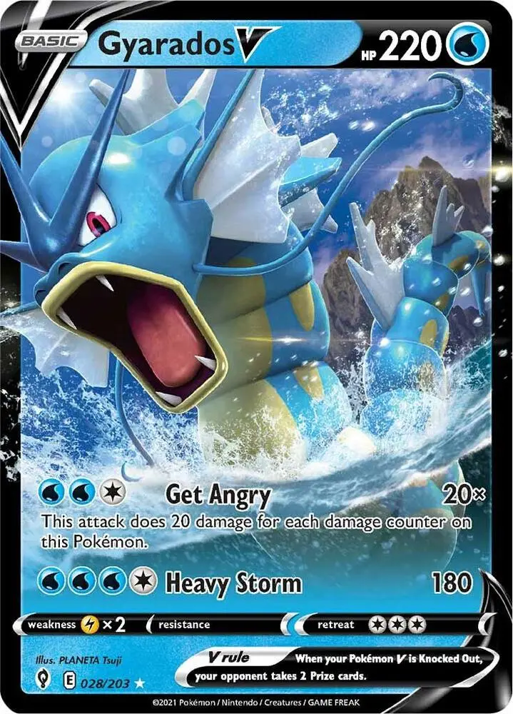 Gyarados V, Evolving Skies 28/203